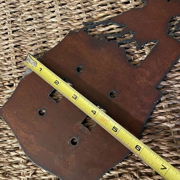 Metal Art Cowboy Double Light Switch Plate - Picture 15 of 16